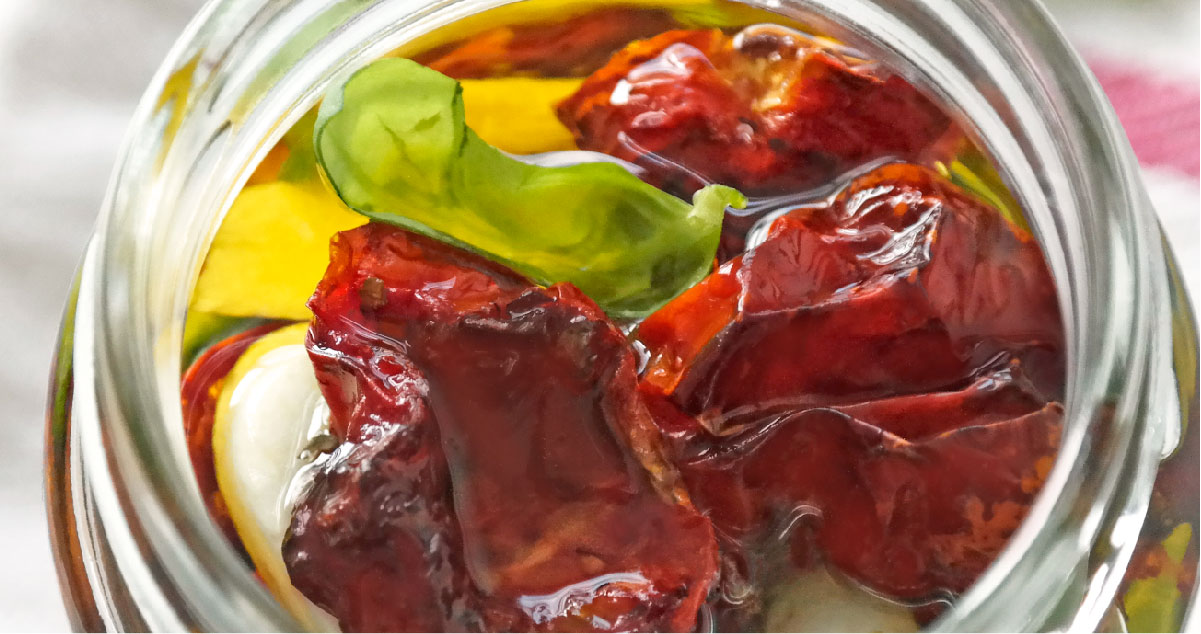 Sun-dried Tomato, canape topping