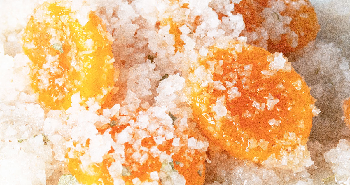 cured egg yolks, perfect umami