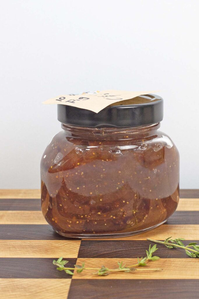fig jam bottle