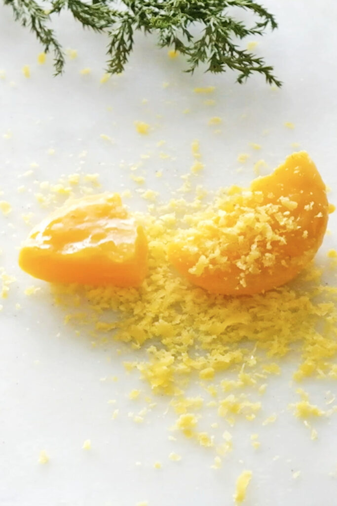 grated salted egg yolks