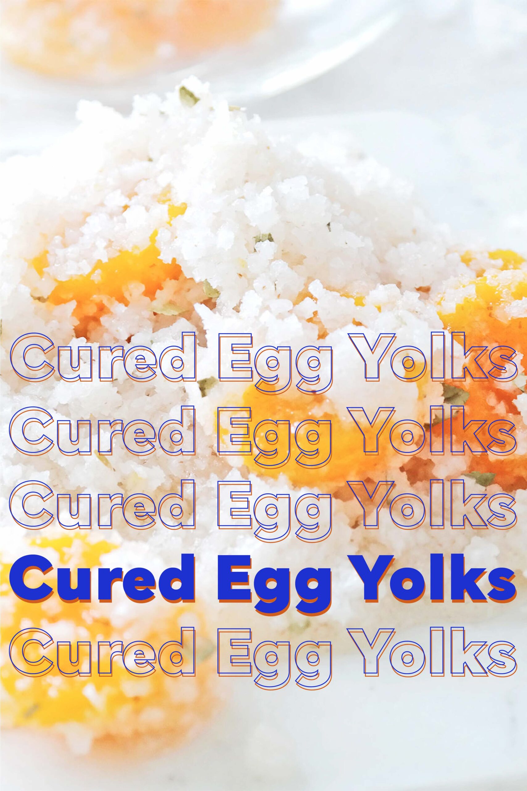 salt cured egg yolks