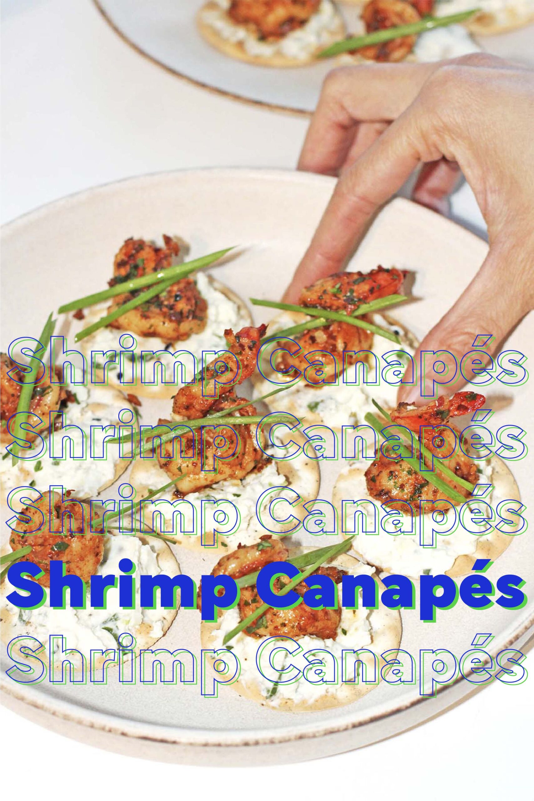 garlic shrimp canapés