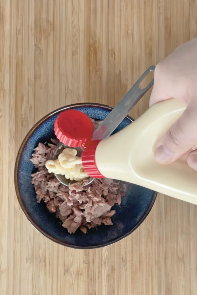 seasoning tuna for Korean gimbap
